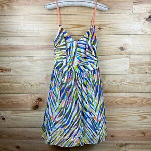 Trina Turk Gypsum Tropical Tiger print dress